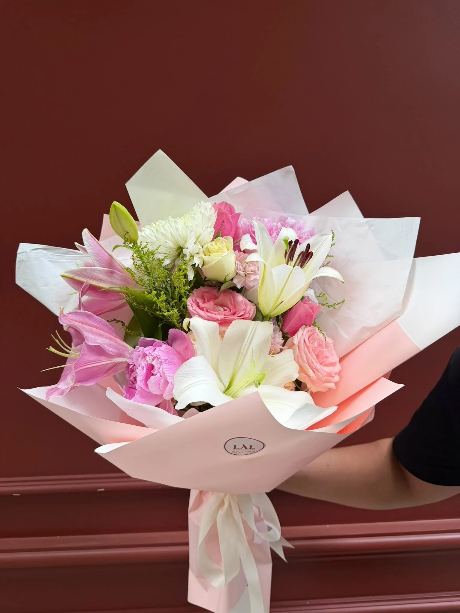 Sweet Harmony – Premium Lilyum & Gül Buketi